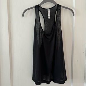 Very light weight Athleta tank 1X black